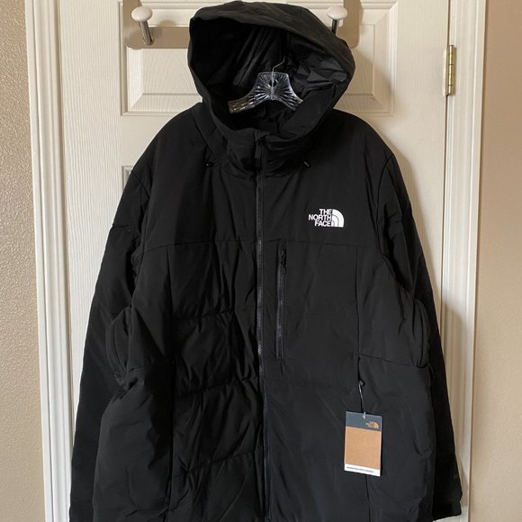 The North Face Corefire Down Hooded Waterproof Ski Jacket Black XXL